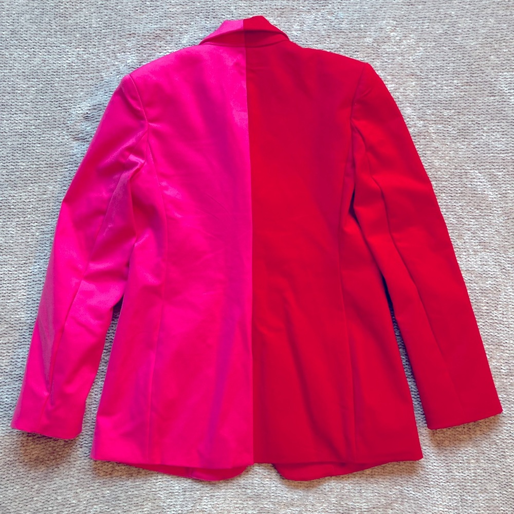 English Factory Hot Pink Single-Button Blazer - Picture 4 of 4